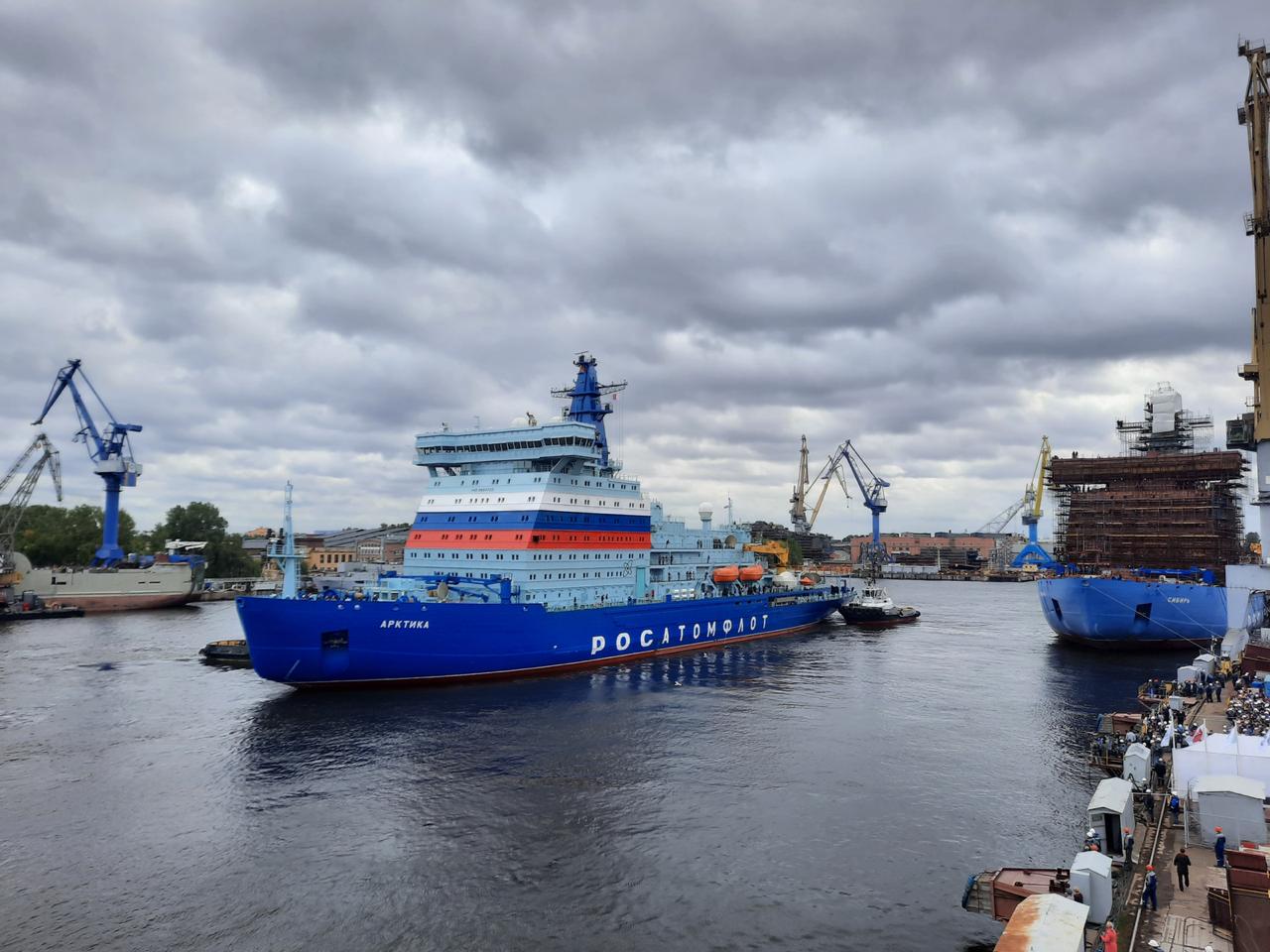 “Arktika” nuclear icebreaker arrived at its port of registry in Murmansk